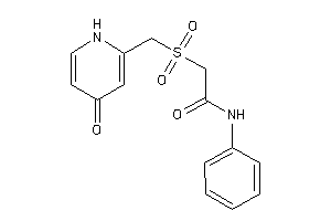 2-[(4-keto-1H-pyridin-2-yl)methylsulfonyl]-N-phenyl-acetamide