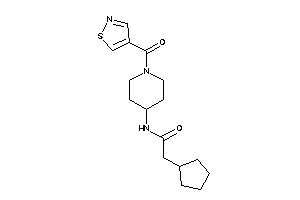 2-cyclopentyl-N-[1-(isothiazole-4-carbonyl)-4-piperidyl]acetamide