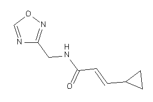 3-cyclopropyl-N-(1,2,4-oxadiazol-3-ylmethyl)acrylamide