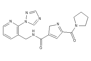 5-(pyrrolidine-1-carbonyl)-N-[[2-(1,2,4-triazol-1-yl)-3-pyridyl]methyl]-2H-pyrrole-3-carboxamide