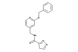 N-[(2-benzoxy-4-pyridyl)methyl]-4H-pyrazole-3-carboxamide