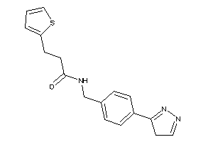 N-[4-(4H-pyrazol-3-yl)benzyl]-3-(2-thienyl)propionamide