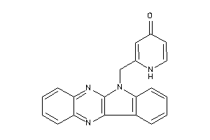 Image of 2-(indolo[3,2-b]quinoxalin-6-ylmethyl)-4-pyridone