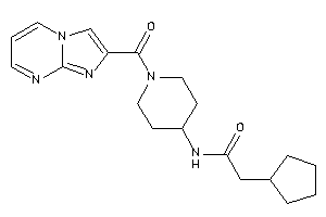 2-cyclopentyl-N-[1-(imidazo[1,2-a]pyrimidine-2-carbonyl)-4-piperidyl]acetamide