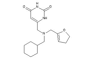 6-[[cyclohexylmethyl(2,3-dihydrofuran-5-ylmethyl)amino]methyl]uracil