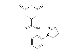 2,6-diketo-N-(2-pyrazol-1-ylphenyl)isonipecotamide