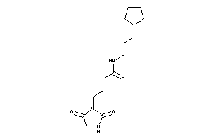 N-(3-cyclopentylpropyl)-4-(2,5-diketoimidazolidin-1-yl)butyramide