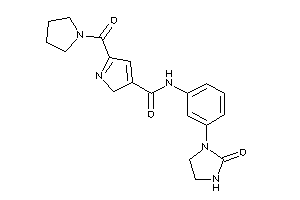 N-[3-(2-ketoimidazolidin-1-yl)phenyl]-5-(pyrrolidine-1-carbonyl)-2H-pyrrole-3-carboxamide