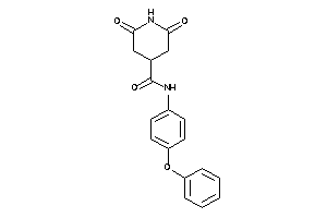 2,6-diketo-N-(4-phenoxyphenyl)isonipecotamide