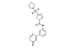 Image of N-[3-(4-keto-5H-pyrimidin-2-yl)phenyl]-4-pyrrolidinosulfonyl-2,3-dihydrofuran-2-carboxamide
