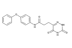 3-(3,5-diketo-2H-1,2,4-triazin-6-yl)-N-(4-phenoxyphenyl)propionamide