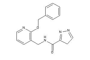 N-[(2-benzoxy-3-pyridyl)methyl]-4H-pyrazole-3-carboxamide