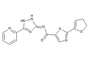 Image of 2-(2,3-dihydrofuran-5-yl)-N-[5-(2-pyridyl)-1,2-dihydro-1,2,4-triazol-3-ylidene]thiazole-5-carboxamide