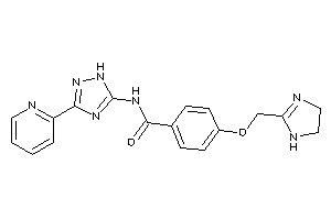 4-(2-imidazolin-2-ylmethoxy)-N-[3-(2-pyridyl)-1H-1,2,4-triazol-5-yl]benzamide