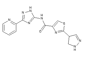 2-(2-pyrazolin-4-yl)-N-[3-(2-pyridyl)-1H-1,2,4-triazol-5-yl]thiazole-4-carboxamide