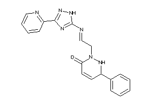6-phenyl-2-[2-[[3-(2-pyridyl)-1H-1,2,4-triazol-5-yl]imino]ethyl]-1,6-dihydropyridazin-3-one
