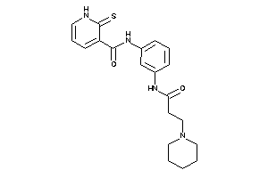 N-[3-(3-piperidinopropanoylamino)phenyl]-2-thioxo-1H-pyridine-3-carboxamide