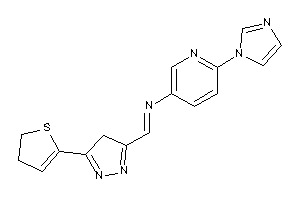 [5-(2,3-dihydrothiophen-5-yl)-4H-pyrazol-3-yl]methylene-(6-imidazol-1-yl-3-pyridyl)amine