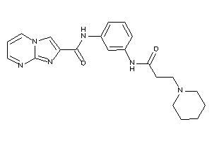 N-[3-(3-piperidinopropanoylamino)phenyl]imidazo[1,2-a]pyrimidine-2-carboxamide