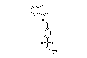 Image of N-[4-(cyclopropylsulfamoyl)benzyl]-2-thioxo-3H-pyridine-3-carboxamide