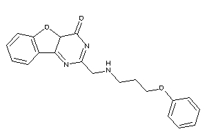 2-[(3-phenoxypropylamino)methyl]-4aH-benzofuro[3,2-d]pyrimidin-4-one