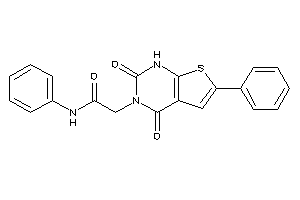 2-(2,4-diketo-6-phenyl-1H-thieno[2,3-d]pyrimidin-3-yl)-N-phenyl-acetamide