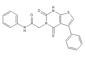 2-(2,4-diketo-5-phenyl-1H-thieno[2,3-d]pyrimidin-3-yl)-N-phenyl-acetamide