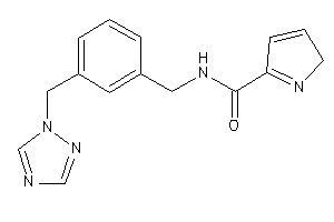 N-[3-(1,2,4-triazol-1-ylmethyl)benzyl]-2H-pyrrole-5-carboxamide