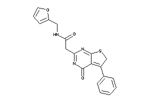 N-(2-furfuryl)-2-(4-keto-5-phenyl-6H-thieno[2,3-d]pyrimidin-2-yl)acetamide