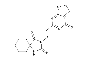 Image of 3-[2-(4-keto-6H-thieno[2,3-d]pyrimidin-2-yl)ethyl]-1,3-diazaspiro[4.5]decane-2,4-quinone