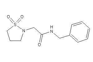 Image of N-benzyl-2-(1,1-diketo-1,2-thiazolidin-2-yl)acetamide