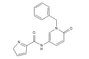 Image of N-(1-benzyl-6-keto-3-pyridyl)-2H-pyrrole-5-carboxamide