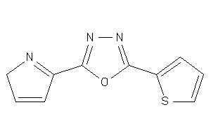 2-(2H-pyrrol-5-yl)-5-(2-thienyl)-1,3,4-oxadiazole