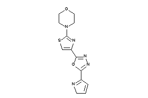 4-[4-[5-(2H-pyrrol-5-yl)-1,3,4-oxadiazol-2-yl]thiazol-2-yl]morpholine