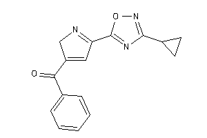 [5-(3-cyclopropyl-1,2,4-oxadiazol-5-yl)-2H-pyrrol-3-yl]-phenyl-methanone