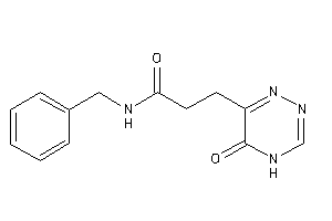 N-benzyl-3-(5-keto-4H-1,2,4-triazin-6-yl)propionamide