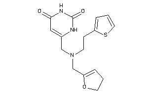 6-[[2,3-dihydrofuran-5-ylmethyl-[2-(2-thienyl)ethyl]amino]methyl]uracil