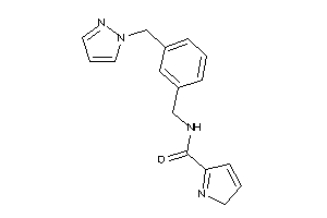 N-[3-(pyrazol-1-ylmethyl)benzyl]-2H-pyrrole-5-carboxamide