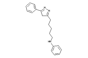 Phenyl-[5-(5-phenyl-4H-pyrazol-3-yl)pentyl]amine