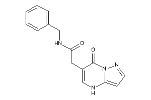 Image of N-benzyl-2-(7-keto-4H-pyrazolo[1,5-a]pyrimidin-6-yl)acetamide