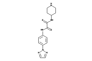 N-(4-piperidyl)-N'-[4-(triazol-2-yl)phenyl]oxamide