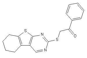 1-phenyl-2-(5,6,7,8-tetrahydrobenzothiopheno[2,3-d]pyrimidin-2-ylthio)ethanone