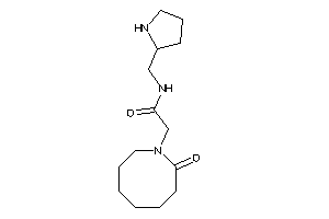 Image of 2-(2-ketoazocan-1-yl)-N-(pyrrolidin-2-ylmethyl)acetamide