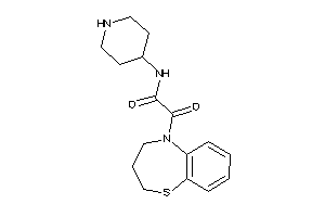 2-(3,4-dihydro-2H-1,5-benzothiazepin-5-yl)-2-keto-N-(4-piperidyl)acetamide