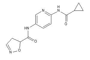 N-[6-(cyclopropanecarbonylamino)-3-pyridyl]-2-isoxazoline-5-carboxamide