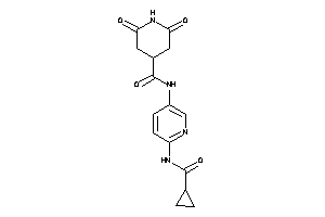 N-[6-(cyclopropanecarbonylamino)-3-pyridyl]-2,6-diketo-isonipecotamide