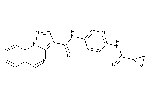 N-[6-(cyclopropanecarbonylamino)-3-pyridyl]pyrazolo[1,5-a]quinazoline-3-carboxamide