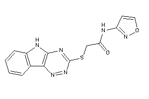 N-isoxazol-3-yl-2-(5H-[1,2,4]triazino[5,6-b]indol-3-ylthio)acetamide