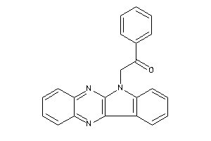 2-indolo[3,2-b]quinoxalin-6-yl-1-phenyl-ethanone