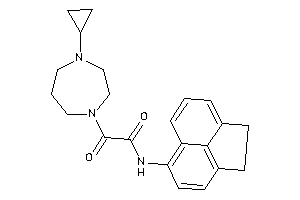 N-acenaphthen-5-yl-2-(4-cyclopropyl-1,4-diazepan-1-yl)-2-keto-acetamide